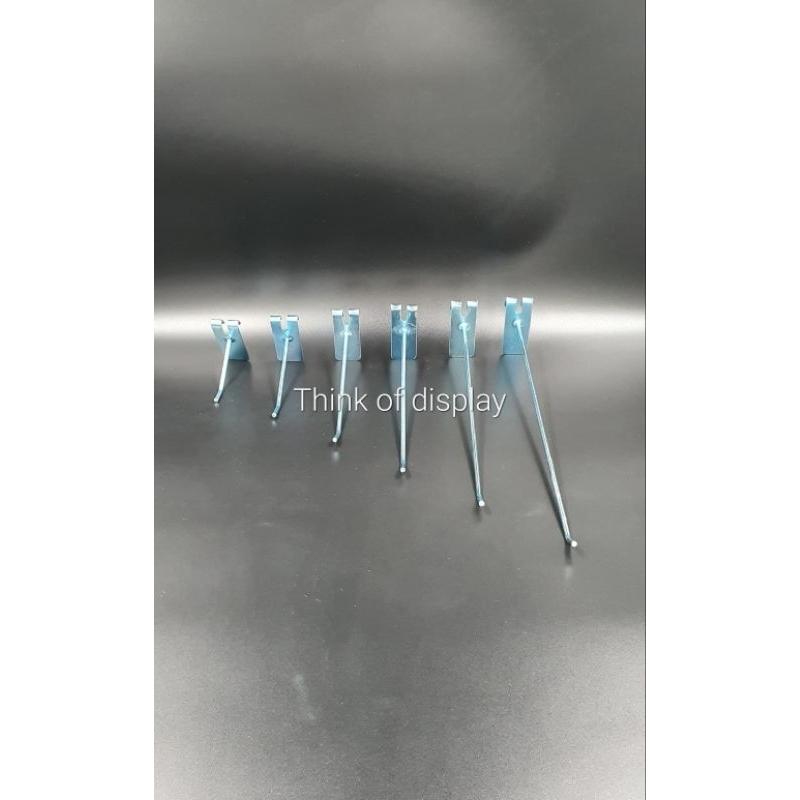 ตะขอแขวนรุ่นประหยัด ฮุกเกาะตะแกรง ตะขอเกาะตะแกรงแขวนสินค้า ชุบซิงค์ แพ็คละ 10 อัน - thumbnail 4