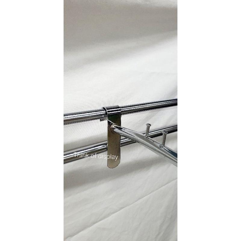 แขนเกี่ยวราวกลม  แขนเกาะราว AR906 ฮุกเกี่ยวเหล็กกลม 9 ปุ่ม 1 อัน - thumbnail 8