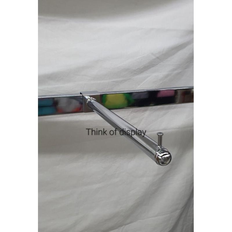 แขนเกี่ยวจัมโบ้ตรง 1ปุ่ม สำหรับแป็บเหลี่ยม 1"×2" - thumbnail 2