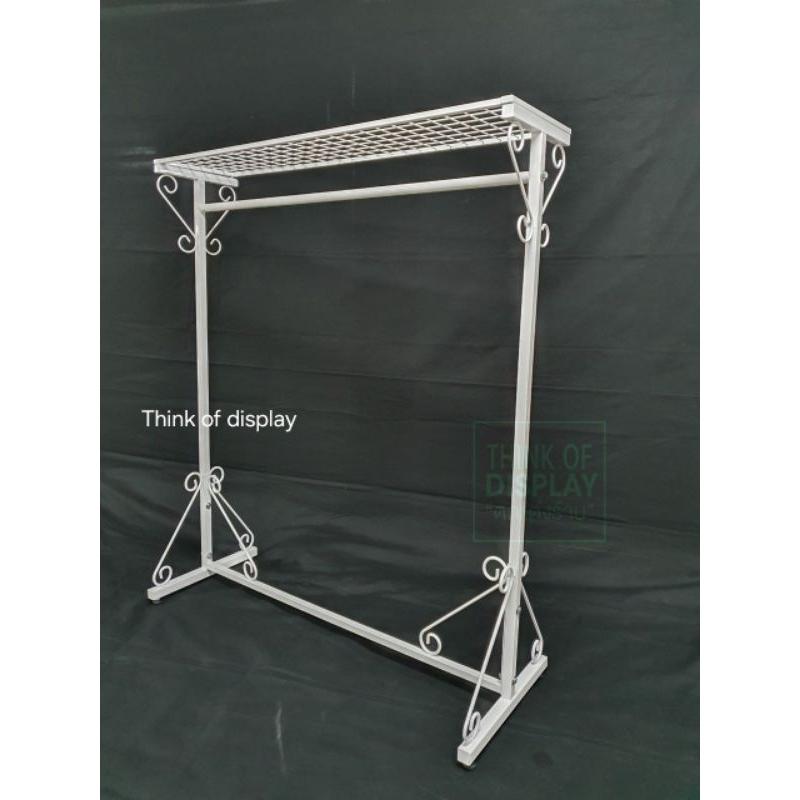 ราวเดี่ยววินเทจตะแกรงบน - thumbnail 4