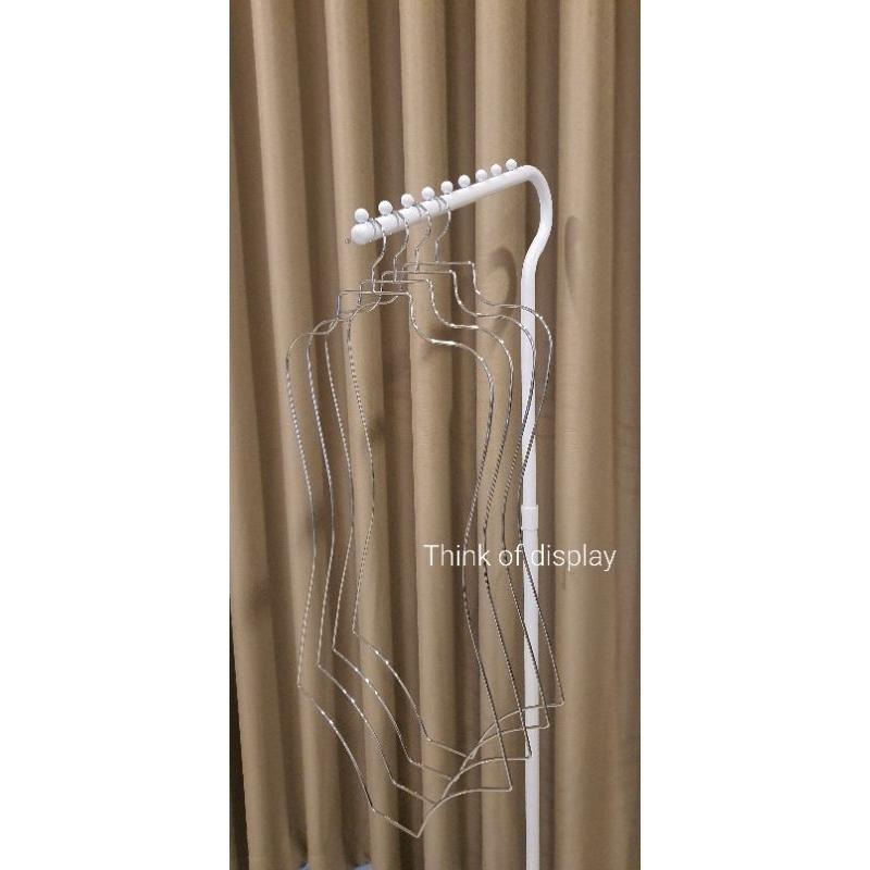 ไม้แขวนชุดว่ายน้ำ ลวดเหล็กสีทอง สีโรสโกลด์ สีเงิน แพ็คละ 1ชิ้น และแพ็คละ 5 ชิ้น - thumbnail 5