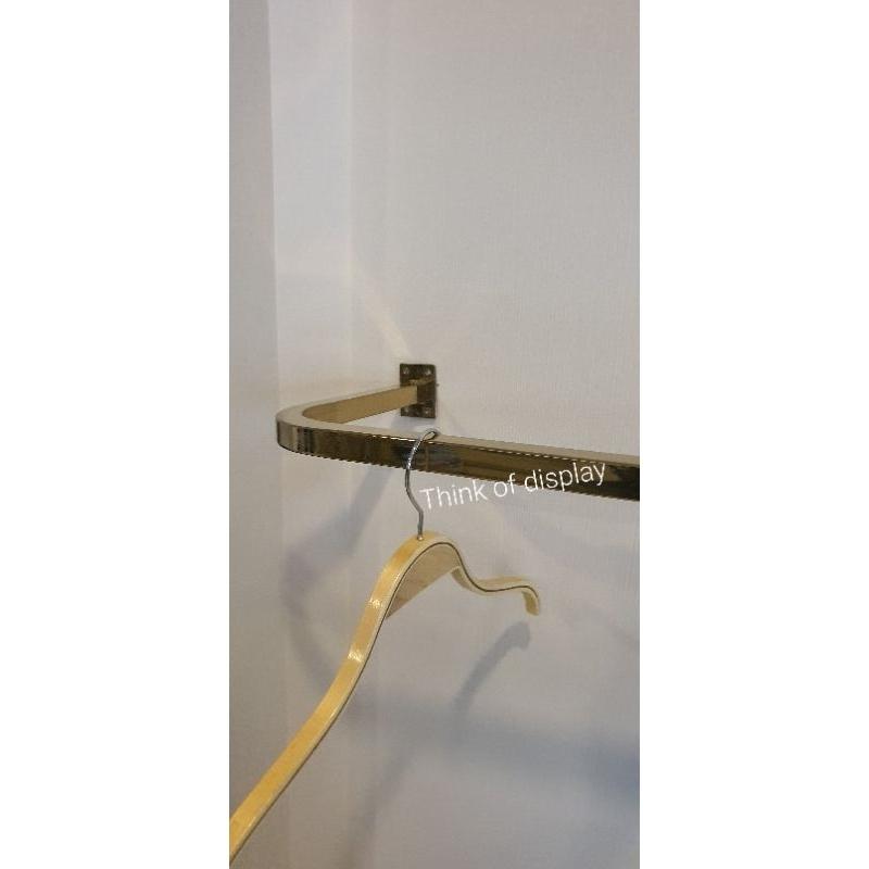 ราวแสตนเลสสีทอง #5 แบบเจาะติดผนัง - thumbnail 3