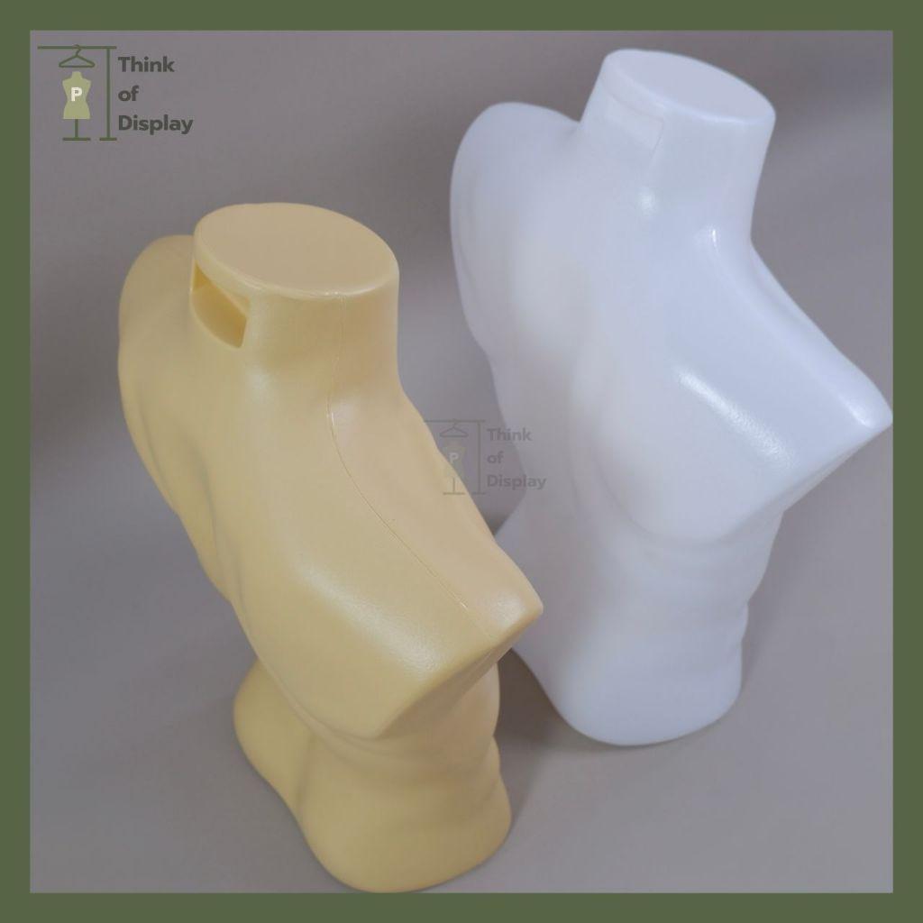 หุ่นพลาสติกชายโชว์เสื้อ หุ่นตั้งโต๊ะ หุ่นครึ่งท่อนชาย หุ่นชายครึ่งตัว หุ่นพลาสติกอย่างดี - thumbnail 9