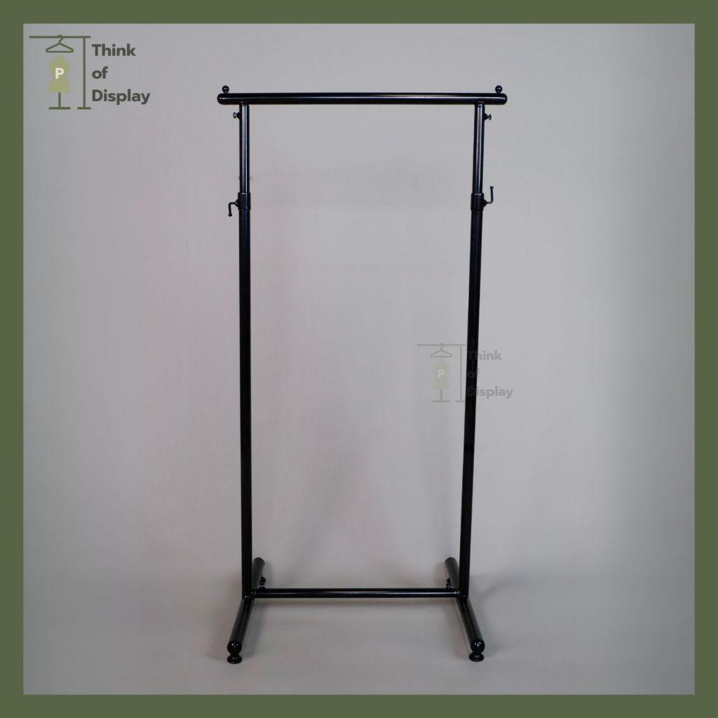 ราวแขวนเสื้อ ราวโชว์เสื้อ รุ่นราวหัวลูกปืน ยาว 60cm./100cm./120cm. - thumbnail 6