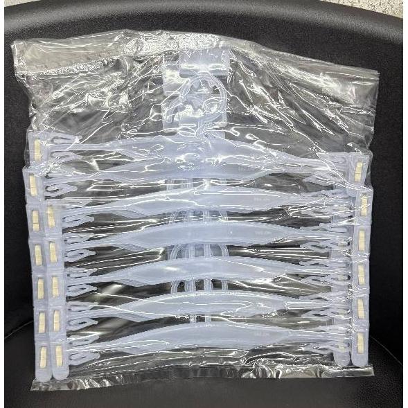 ไม้แขวนชุดชั้นใน ไม้หนีบชุดชั้นใน 007 ใส แพ็คละ 12 ชิ้น - thumbnail 6