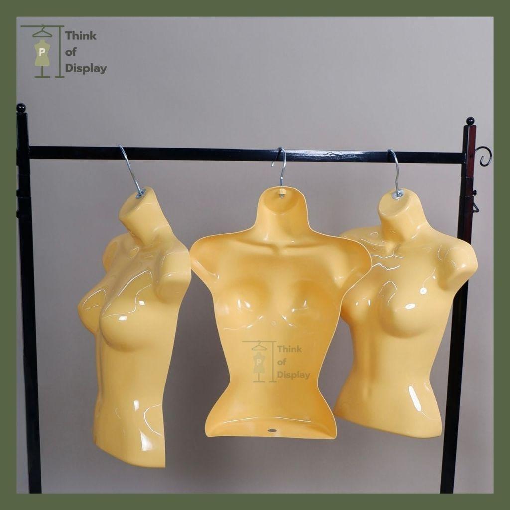 หุ่นแขวนพลาสติกหญิง หุ่นซีก หุ่นหญิงแบบแขวน ตัวยาว/ตัวสั้น3ส่วน 1 ตัว - thumbnail 7