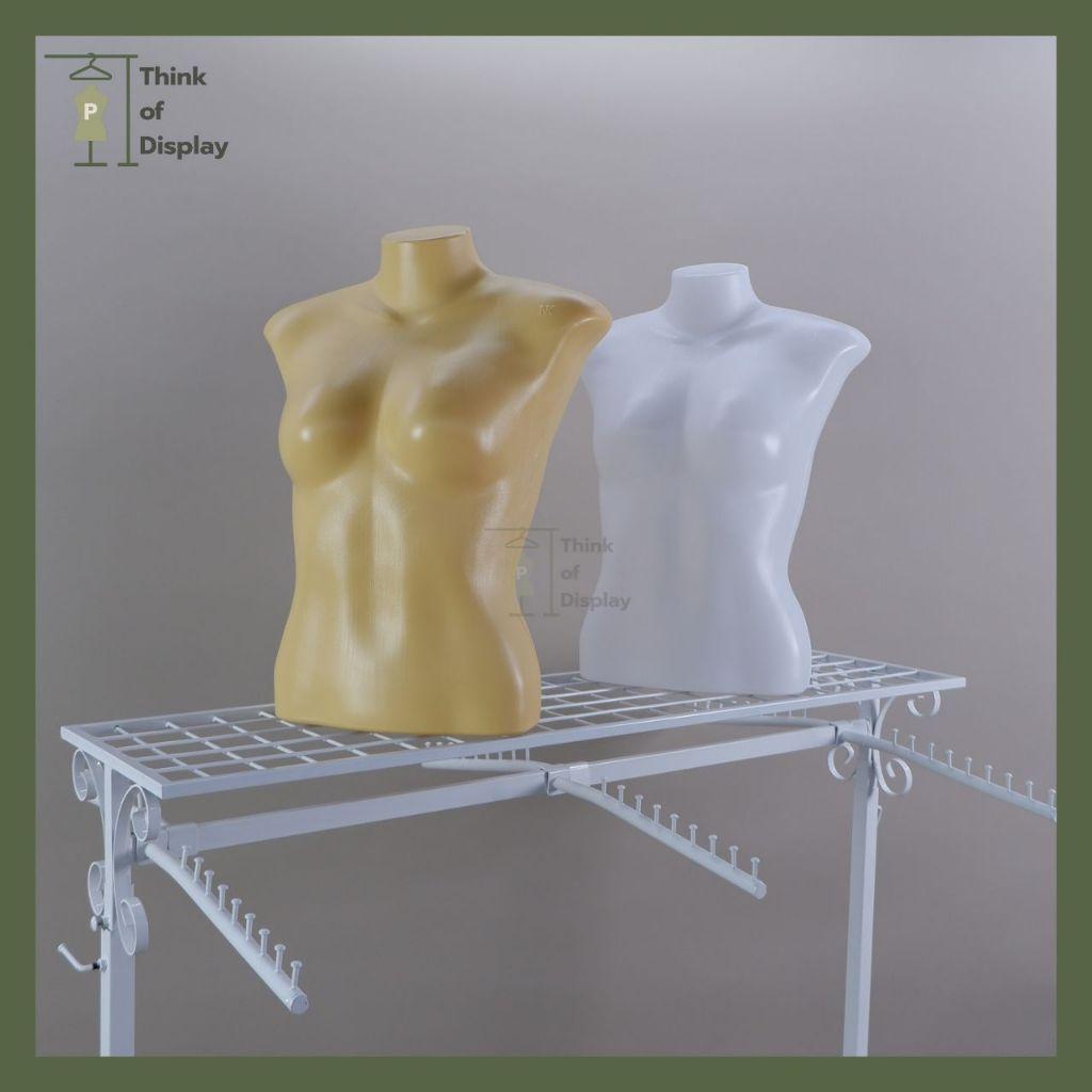 หุ่นโชว์เสื้อผ้าหญิงตั้งโต๊ะ หุ่นหญิงวางชั้น หุ่นหญิงครึ่งตัว - thumbnail 6