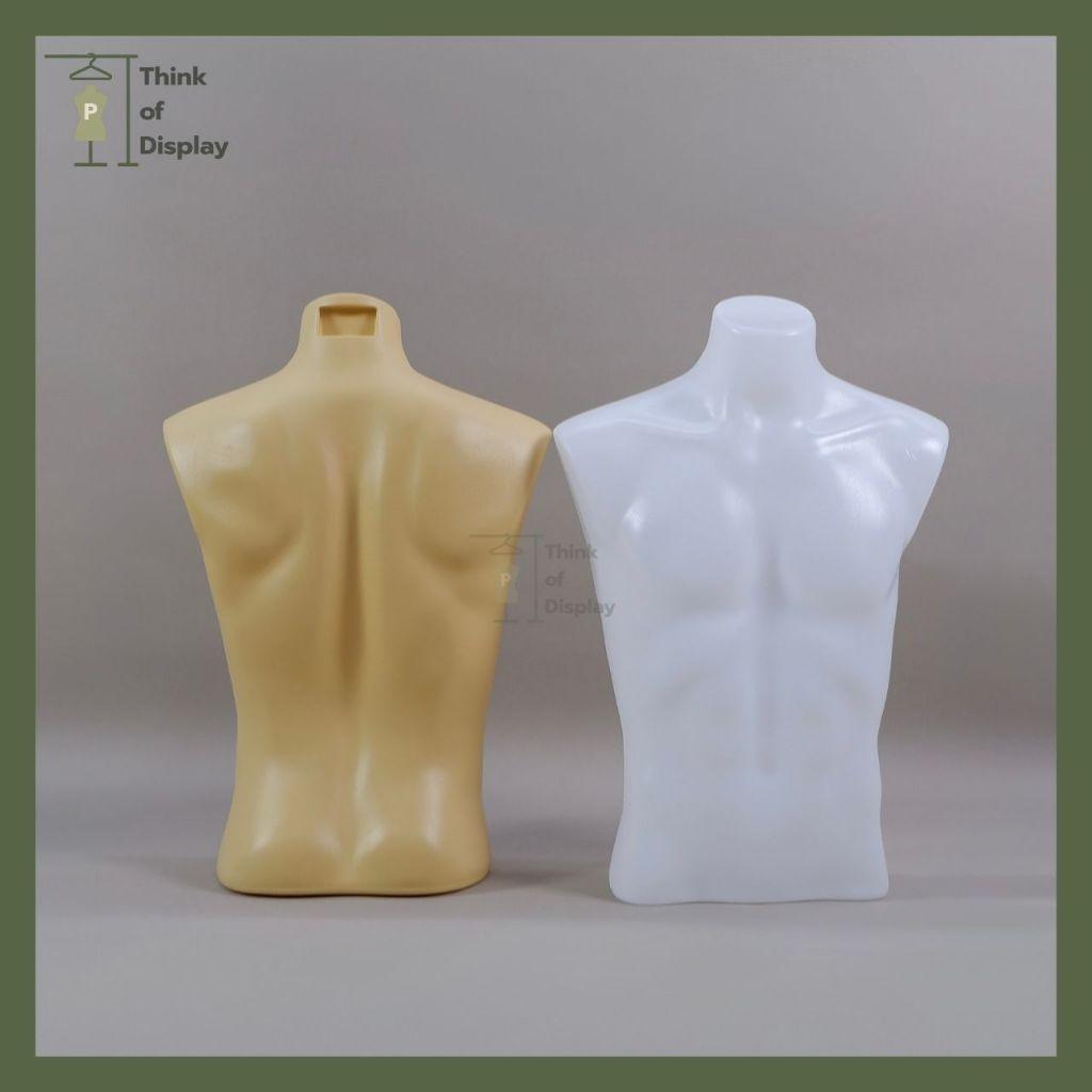 หุ่นพลาสติกชายโชว์เสื้อ หุ่นตั้งโต๊ะ หุ่นครึ่งท่อนชาย หุ่นชายครึ่งตัว หุ่นพลาสติกอย่างดี - thumbnail 3