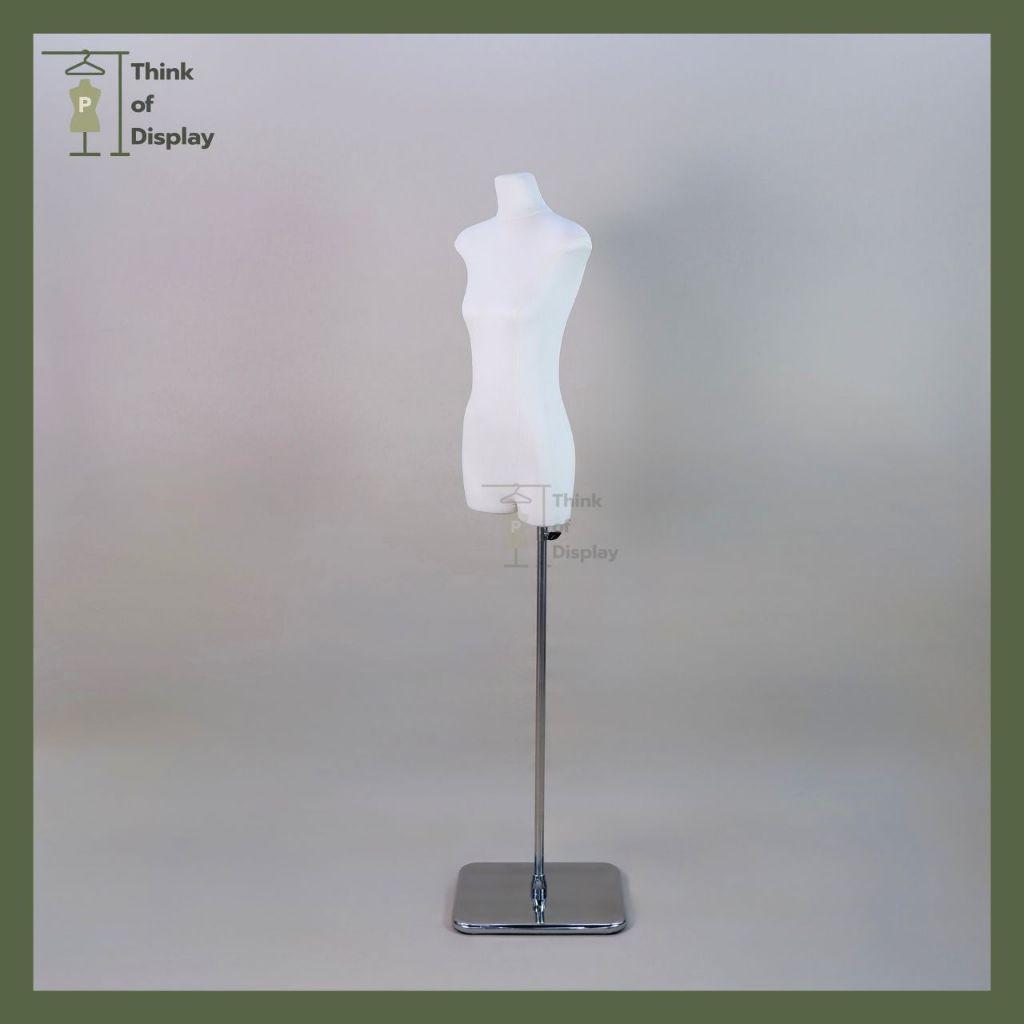หุ่นผ้าตัวบางพิเศษ หุ่นตัวแบน ขาสแตนเลสสี่เหลี่ยม - thumbnail 3